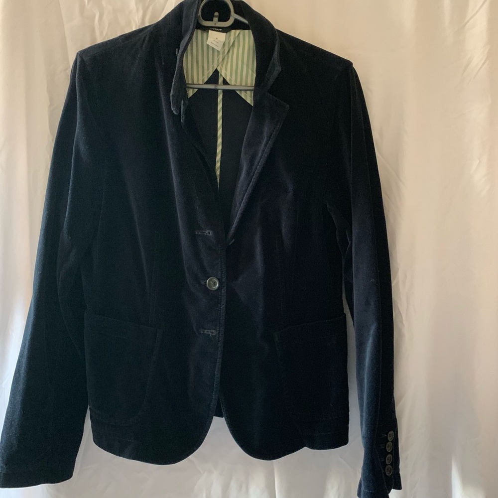 J. Crew Velvet Blazer